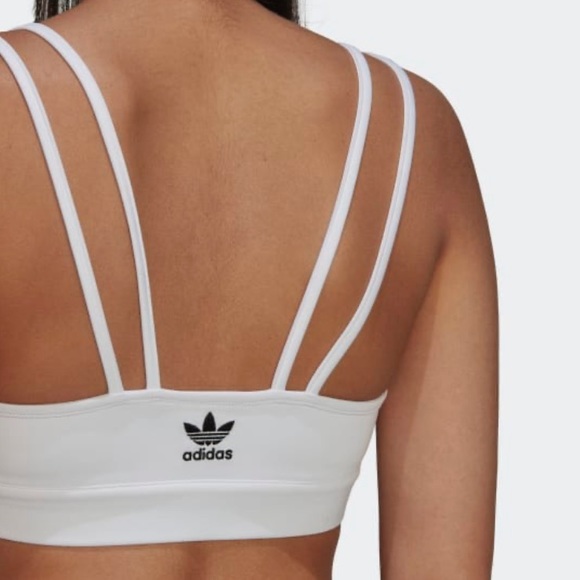 Adidas adicolor classic bra top white sport bra - Picture 6 of 6